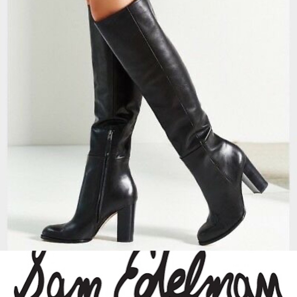Sam Edelman”Regina” Leather Riding Boots